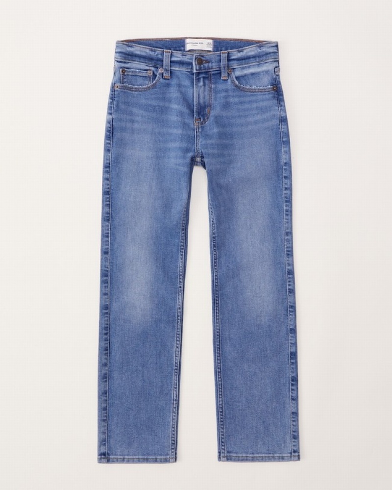 Abercrombie Straights Jeans Pojke LjusTvätt  | 2681-UJERV