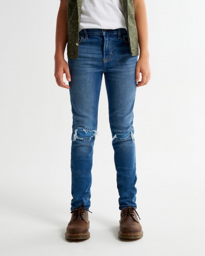 Abercrombie Super Skinnys Jeans Pojke Tvätt  | 9370-ZKHXI