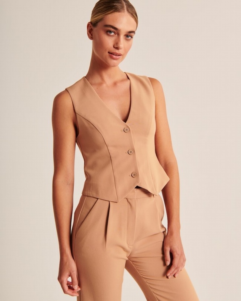 Abercrombie Tailored Set Dam LjusBruna  | 9625-SRLJA