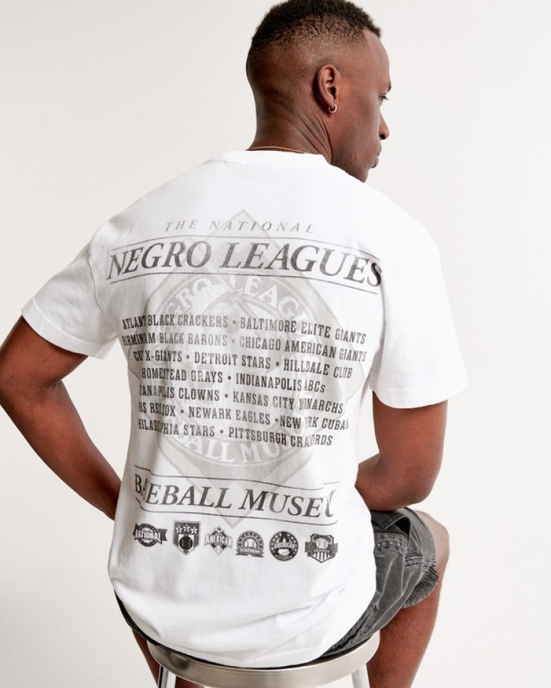 Abercrombie Vol. 28 Negro League Baseball Graphic T-shirt Herr Vita  | 9017-PYRZS