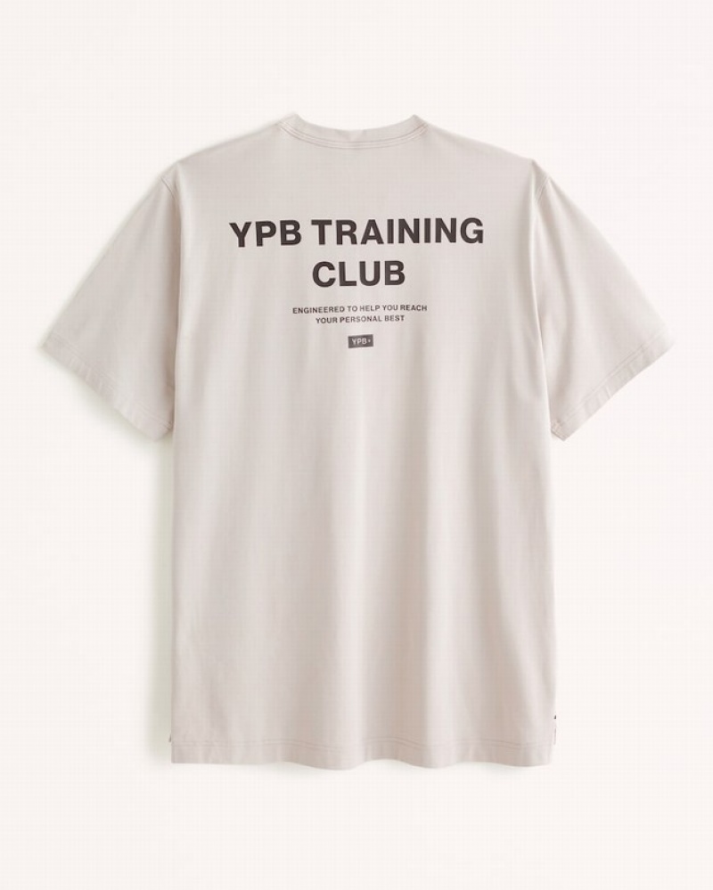 Abercrombie Ypb Active Cotton-blend Graphic T-shirt Herr LjusBruna  | 5129-CNTBP