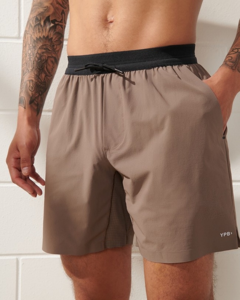 Abercrombie Ypb Durable 7 Inch Training Shorts Herr Grå  | 2370-AYHDI