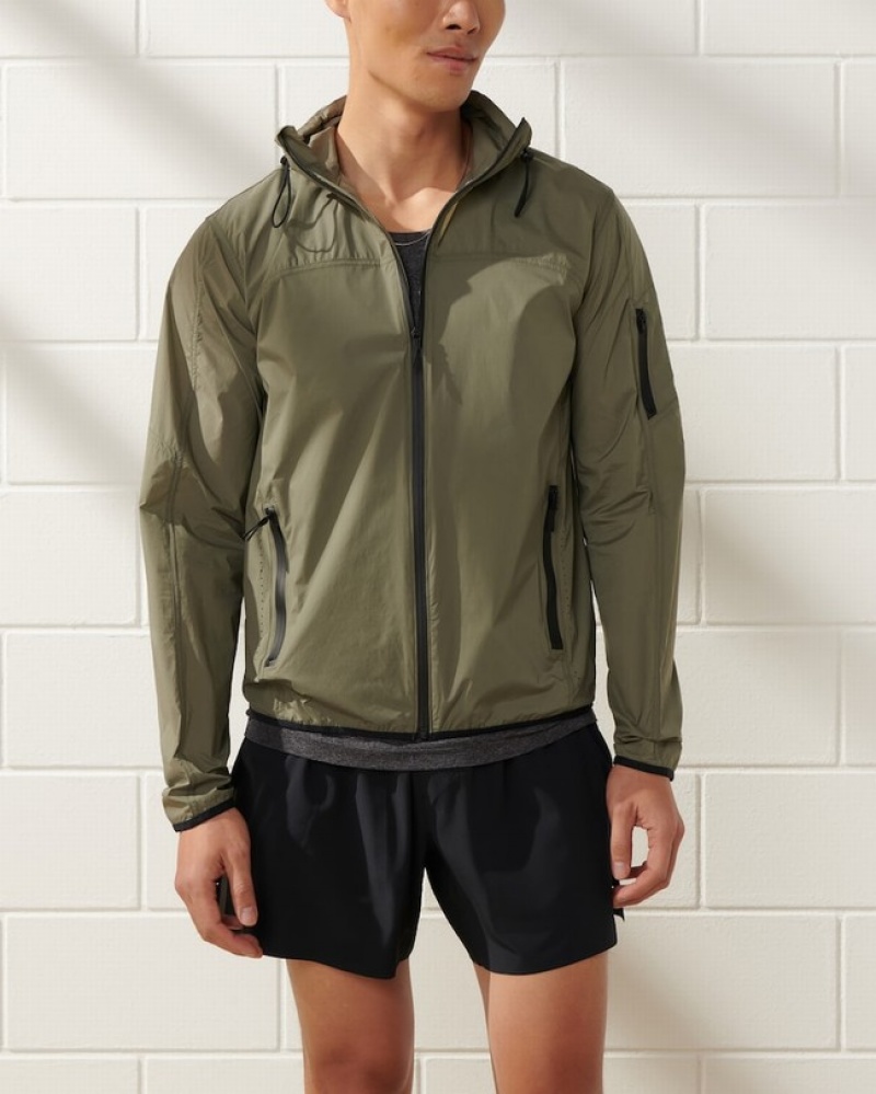 Abercrombie Ypb Lightweight Jackor Herr Olivgröna  | 8609-EXAPO