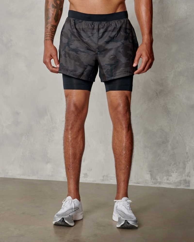 Abercrombie Ypb Lined Running Set Herr Camo   | 9670-HPOWU