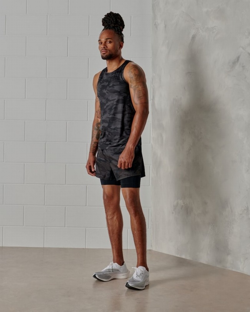 Abercrombie Ypb Lined Running Set Herr Camo   | 9670-HPOWU