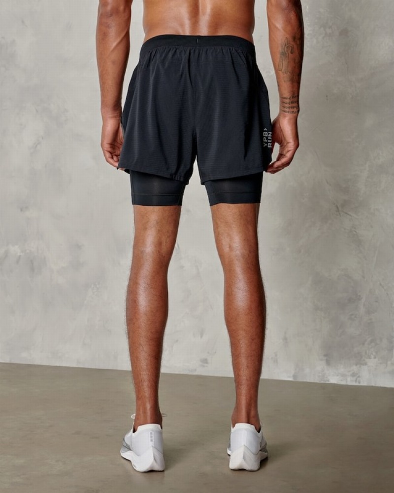 Abercrombie Ypb Lined Running Shorts Herr Camo   | 9370-HQXAS