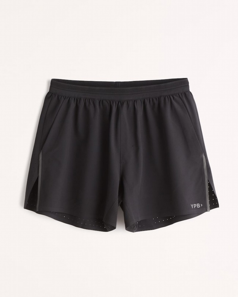 Abercrombie Ypb Motiontek 5 Inch Unlined Flyaway Shorts Herr Svarta  | 7893-LQKUN