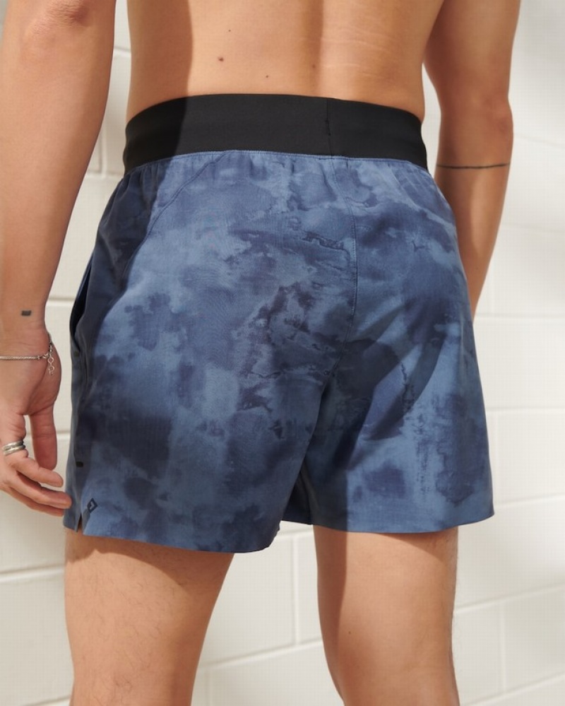 Abercrombie Ypb Motiontek 5 Inch Unlined Training Shorts Herr Blå  | 8609-GQBAN