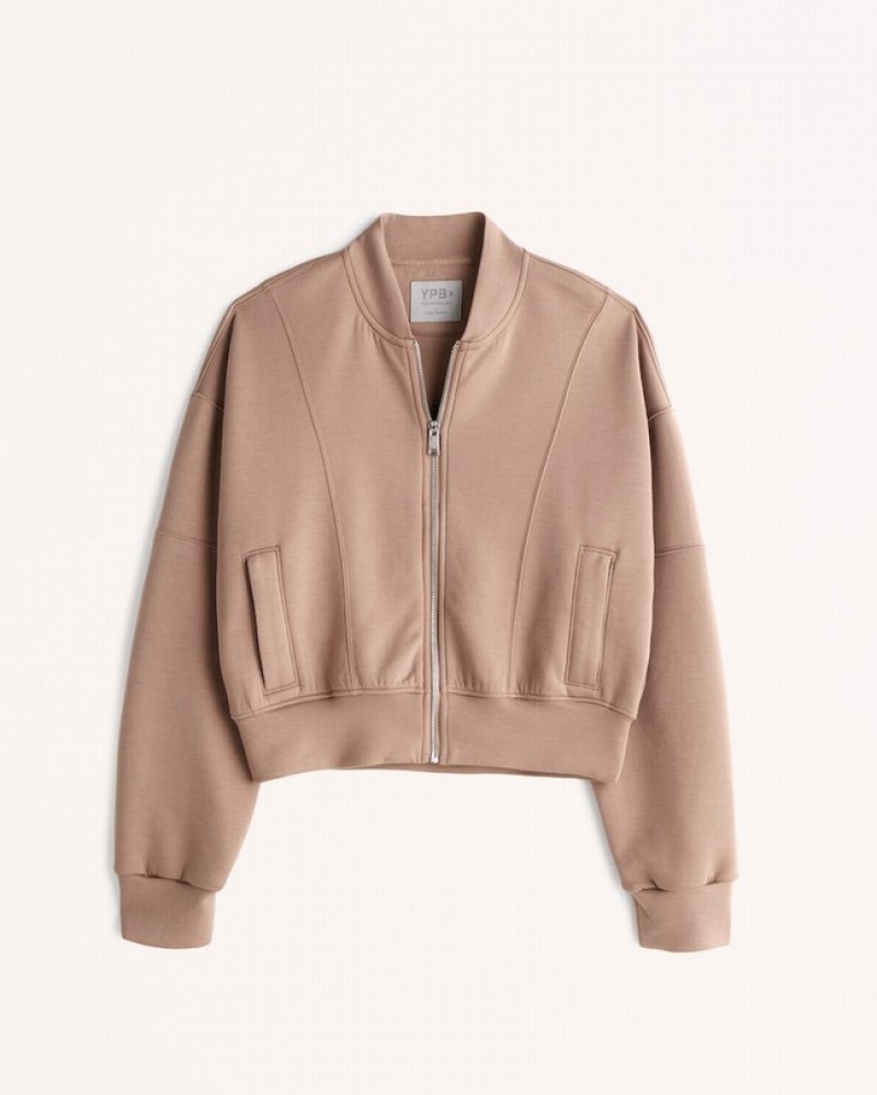 Abercrombie Ypb Neoknit Bomber Jackor Dam Rosa  | 5062-FTGOL