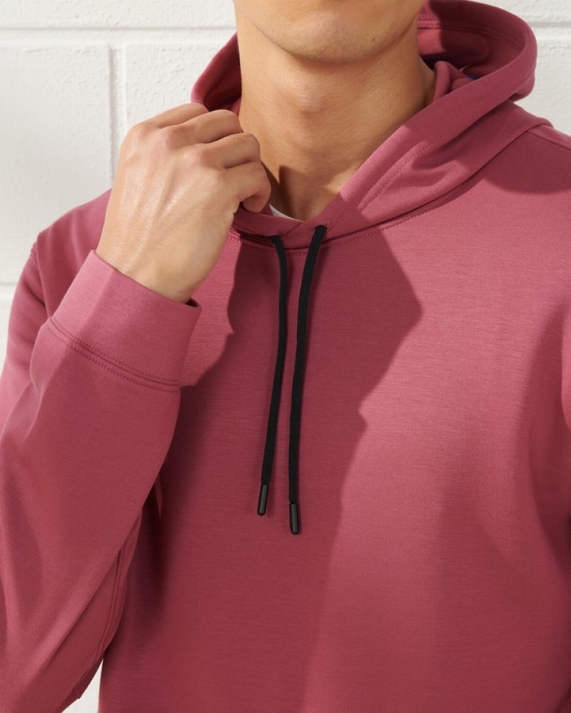 Abercrombie Ypb Neoknit Warm Up Hoodie Herr Rosa  | 4087-NXDML