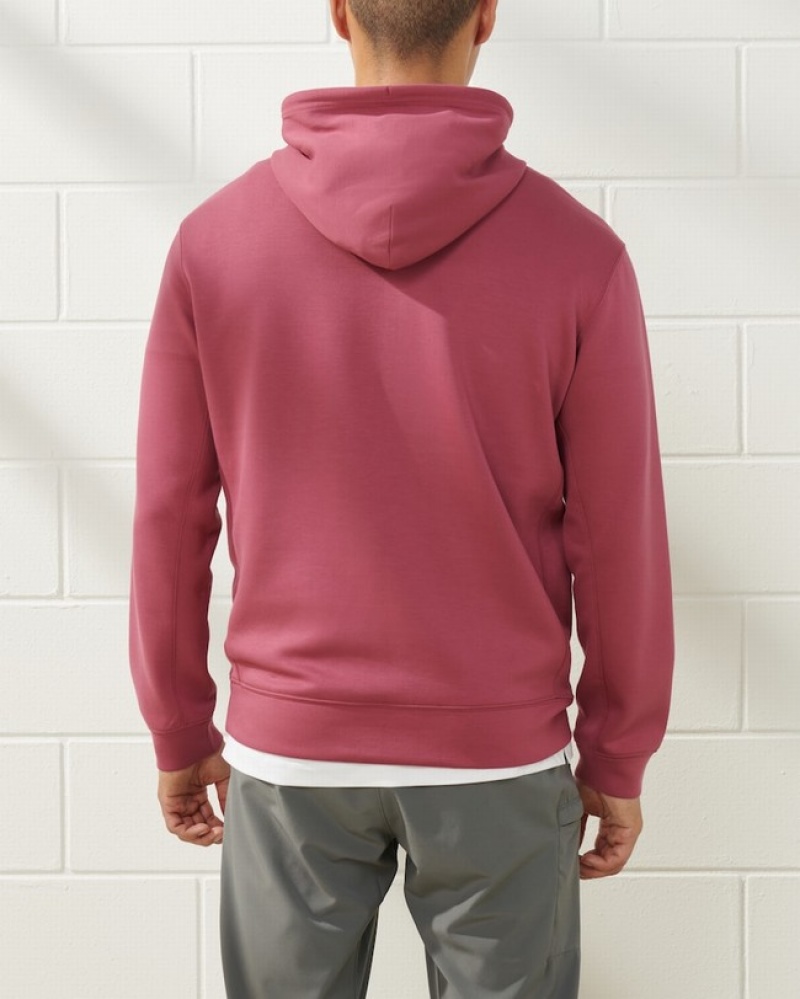 Abercrombie Ypb Neoknit Warm Up Hoodie Herr Rosa  | 4087-NXDML