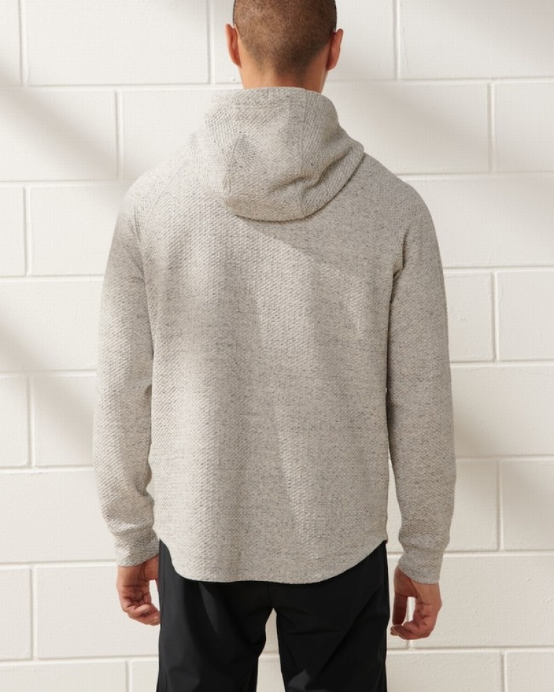 Abercrombie Ypb Restore Hoodie Herr MörkGrå  | 1235-LJTCI